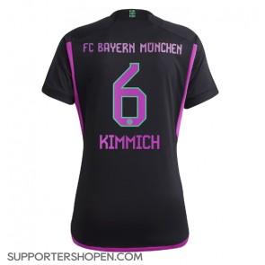 Bayern Munich Joshua Kimmich #6 Borta Matchtröja Dam 2023-24 Kortärmad